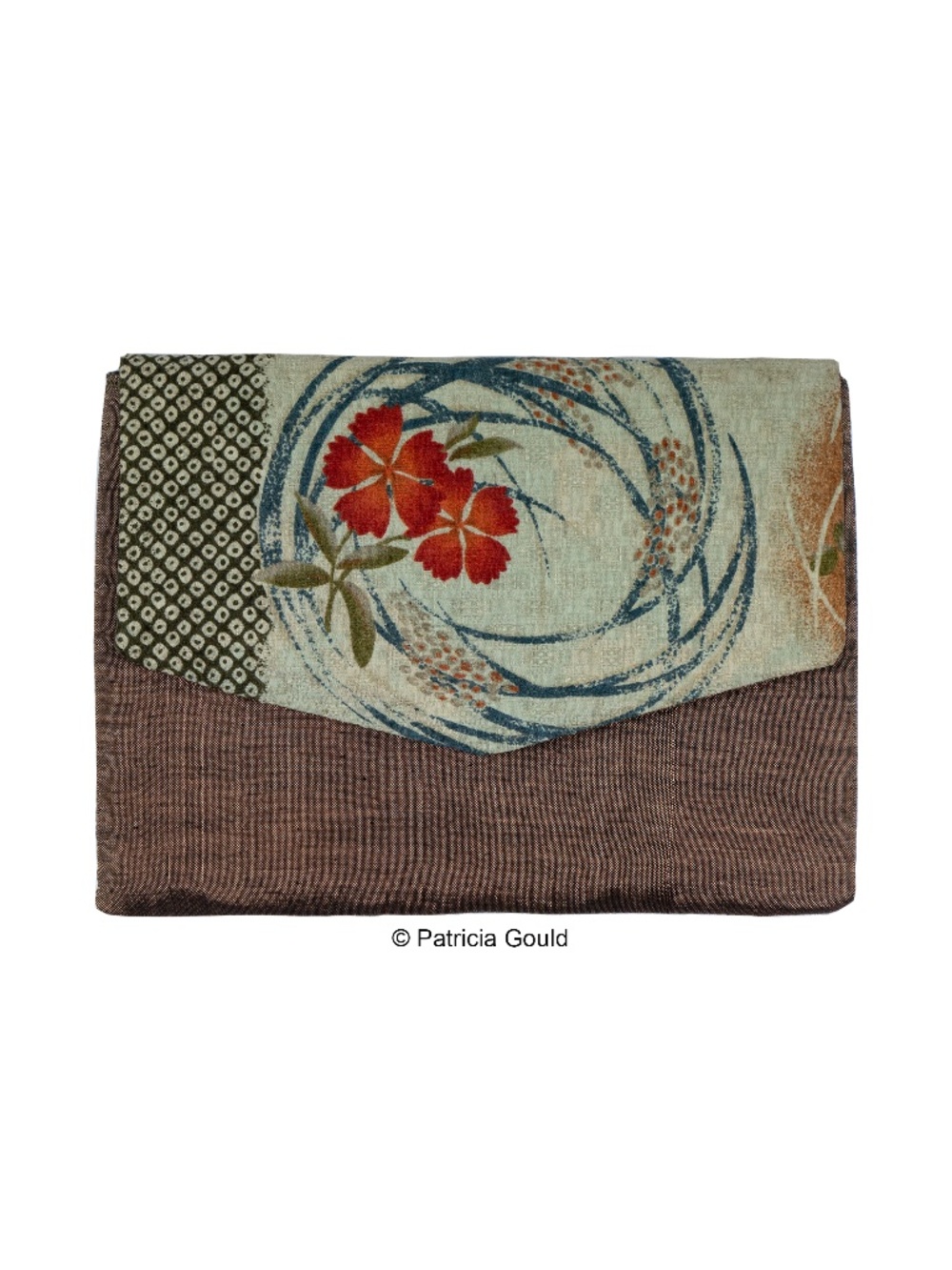 New - Silk Clutch purse - One of a Kind, original design